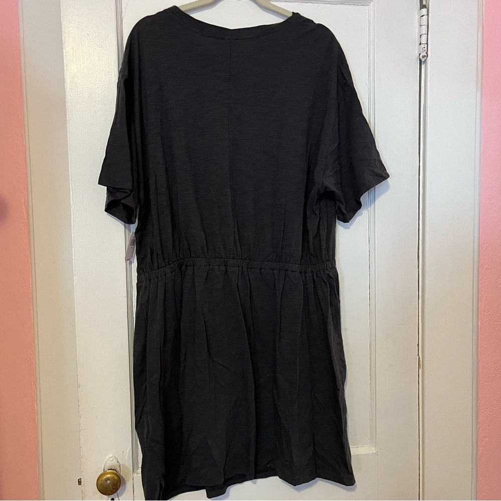 NWT Old Navy Grey Short Sleeve Dress - Picture 4 of 4